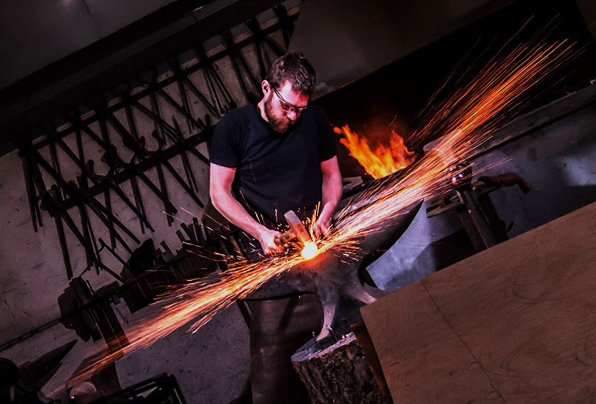 William Holland, master blacksmith